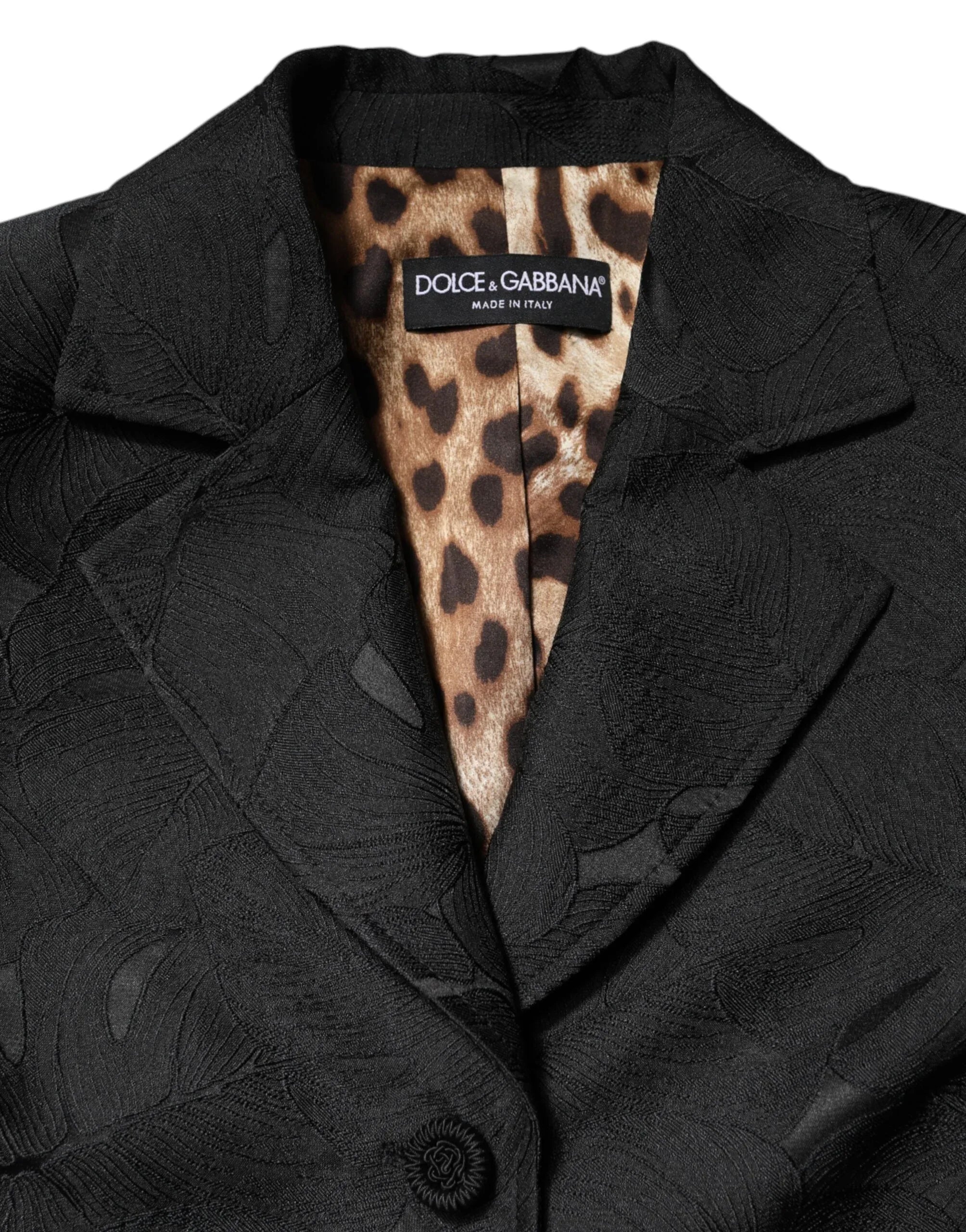 Dolce & Gabbana Black Single Breasted Trench Coat Jacket - Zeiniez