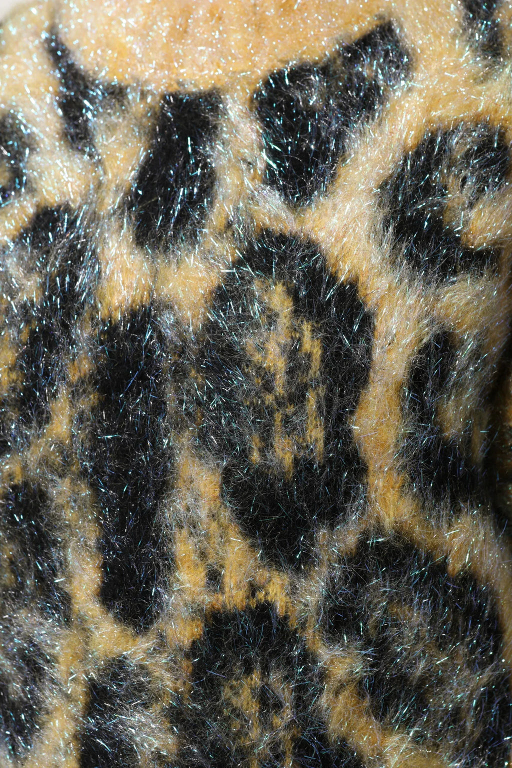 Dolce & Gabbana Multicolor Leopard Mohair Crew Neck Sweater - Zeiniez