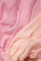 Dolce & Gabbana Pink Plunging V-neck Long Sleeves Blouse Top - Zeiniez