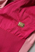 Dolce & Gabbana Pink Short Sleeves Buttoned Ascot Collar Top - Zeiniez