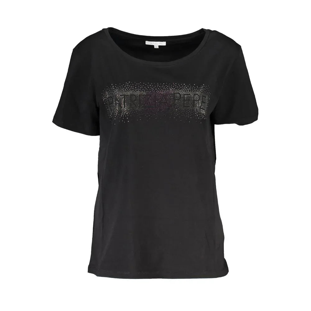 Patrizia Pepe Black Cotton Women T-Shirt - Zeiniez