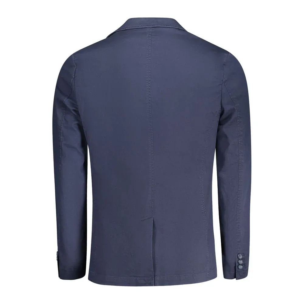 Guess Jeans Blue Cotton Men Jacket - Zeiniez