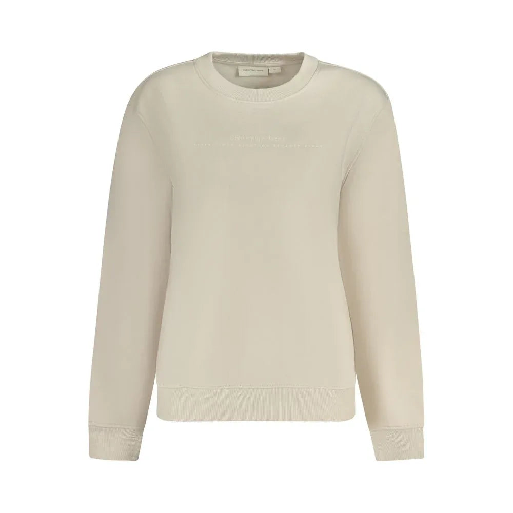 Calvin Klein Beige Cotton Women Sweater - Zeiniez