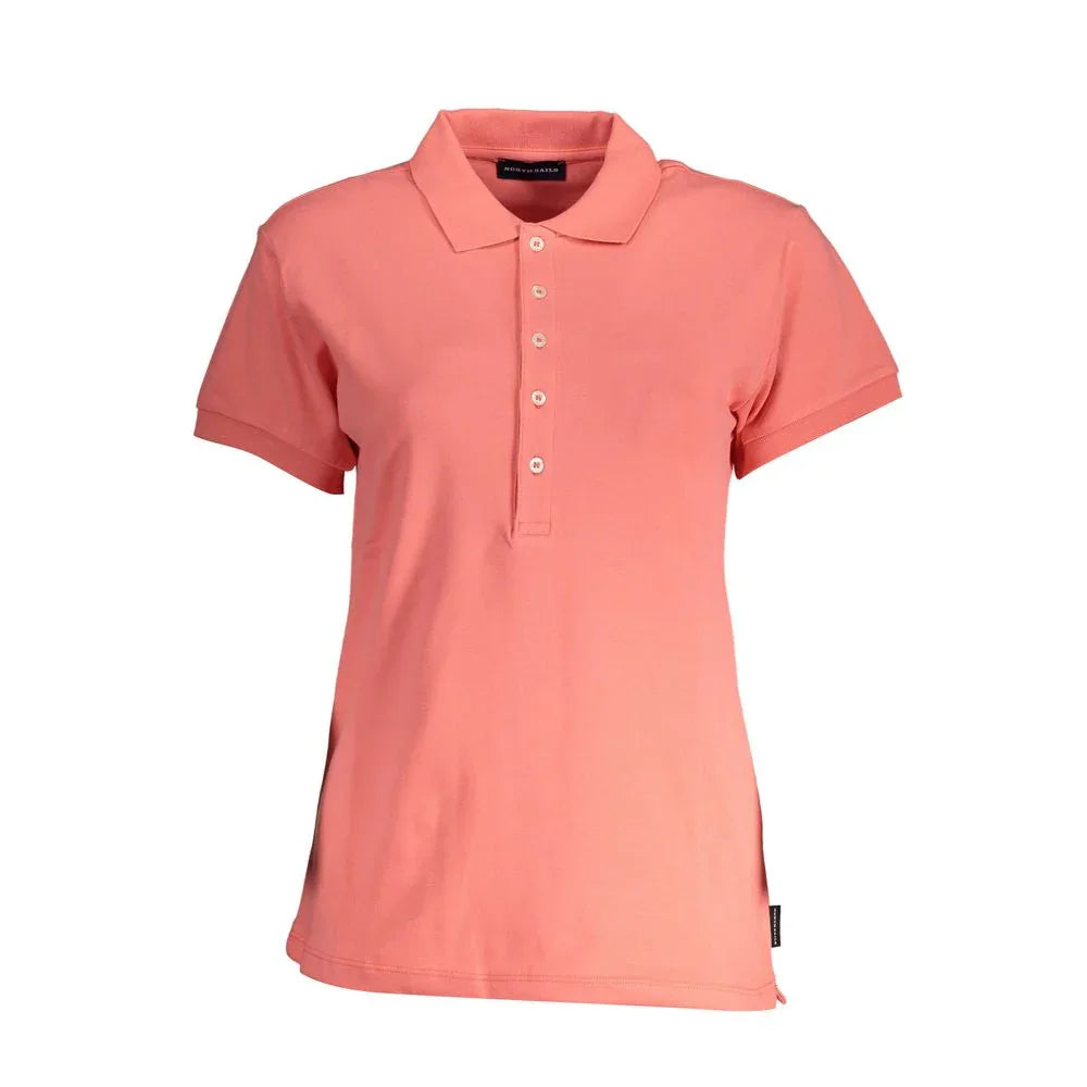 North Sails Pink Organic Cotton Women Polo - Zeiniez