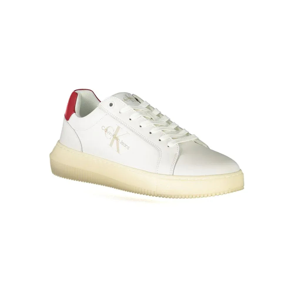 Calvin Klein Bianco Leather Men's Sneaker - Zeiniez
