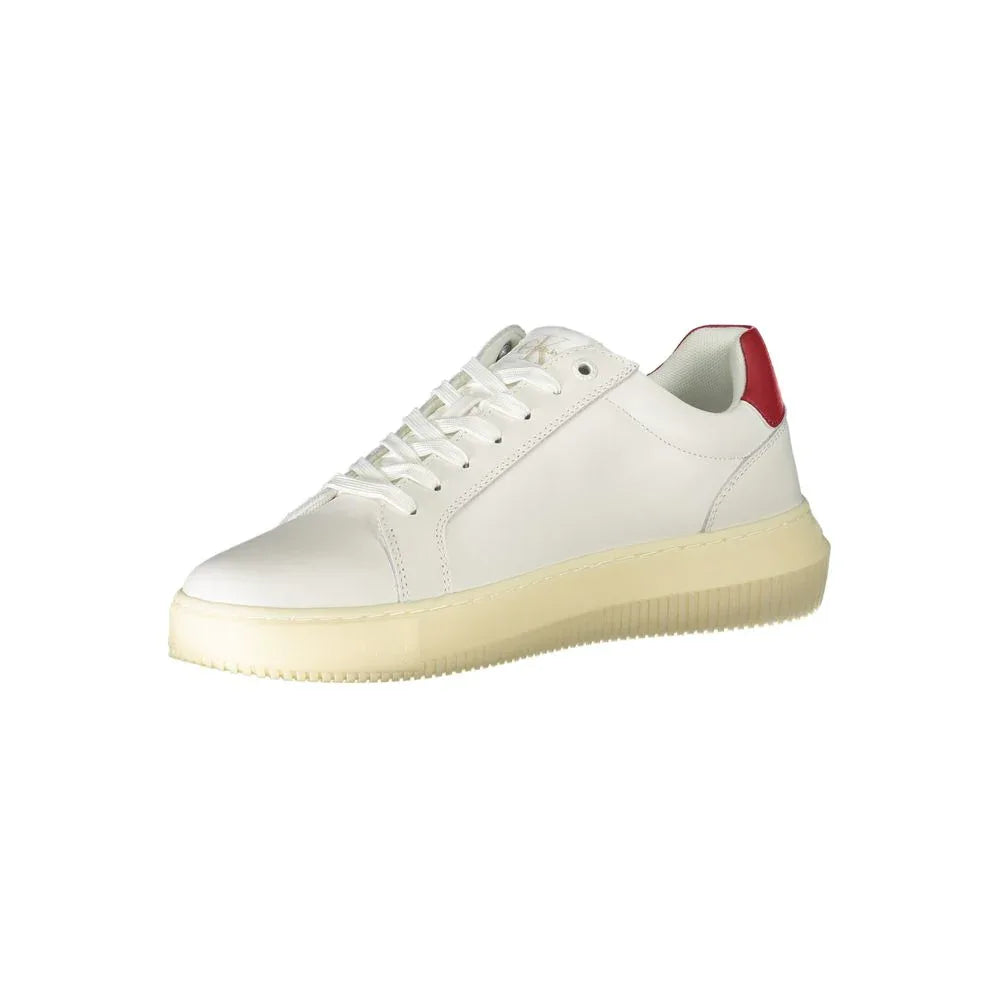 Calvin Klein Bianco Leather Men's Sneaker - Zeiniez
