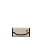 Loro Piana Beige Fabric And Leather Wallet - Zeiniez