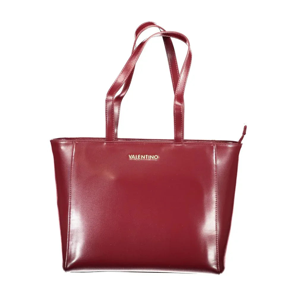 Mario Valentino Rosso Polyurethane Women Shoulder Bag - Zeiniez