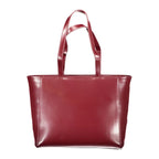 Mario Valentino Rosso Polyurethane Women Shoulder Bag - Zeiniez