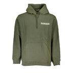 Napapijri Verde Cotton Men Sweatshirt with Hood - Zeiniez