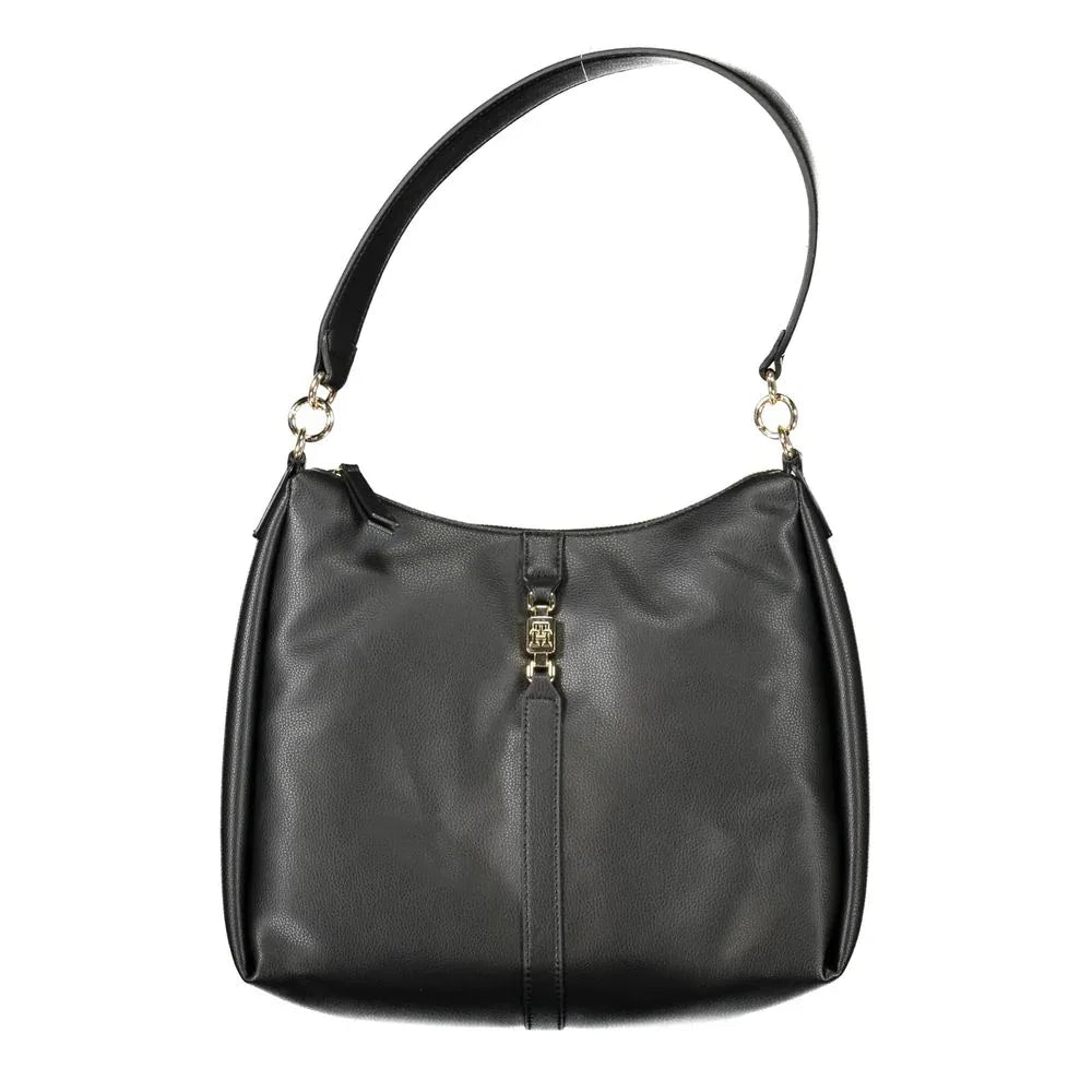 Tommy Hilfiger Black Polyester Women Shoulder Bag - Zeiniez