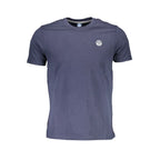 North Sails Blu Cotton Men T-Shirt - Zeiniez