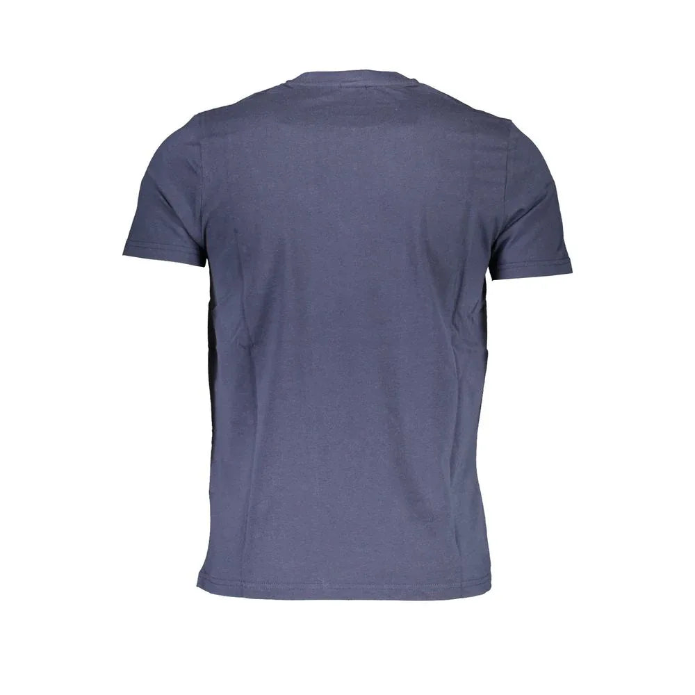 North Sails Blu Cotton Men T-Shirt - Zeiniez