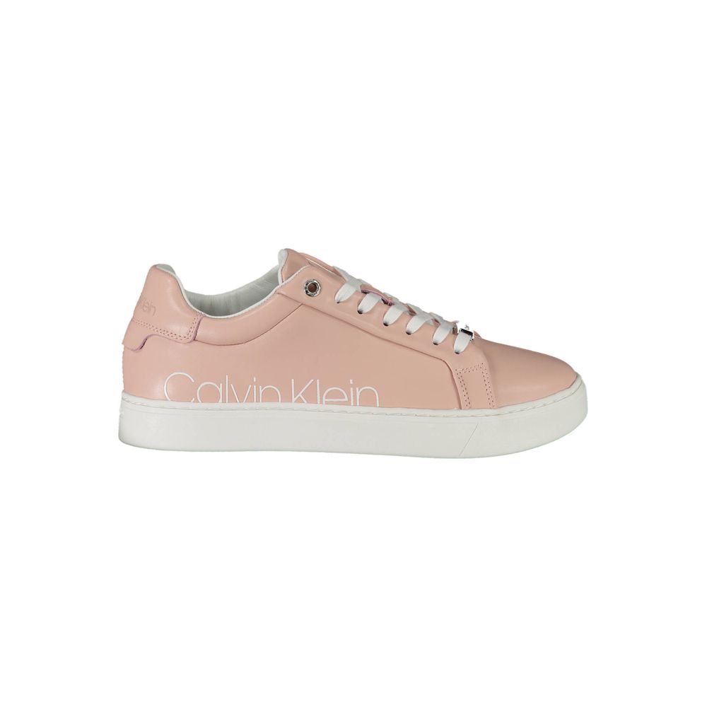 Calvin Klein Pink Polyester Women Sneaker - Zeiniez