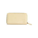 Mario Valentino Beige Polyurethane Women Wallet - Zeiniez