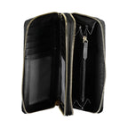 Mario Valentino Black Polyurethane Women Wallet