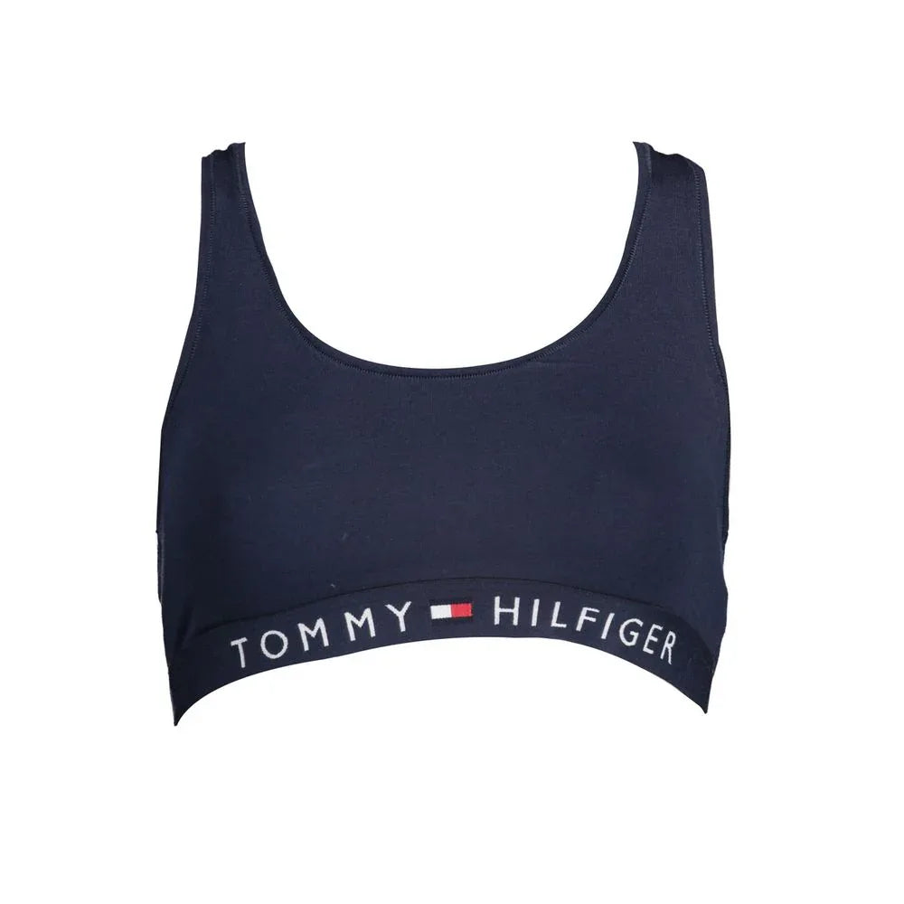 Tommy Hilfiger Blu Cotone Women Sports Bra - Zeiniez