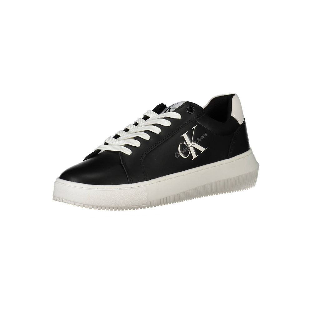 Calvin Klein Black Leather Women Sneaker - Zeiniez
