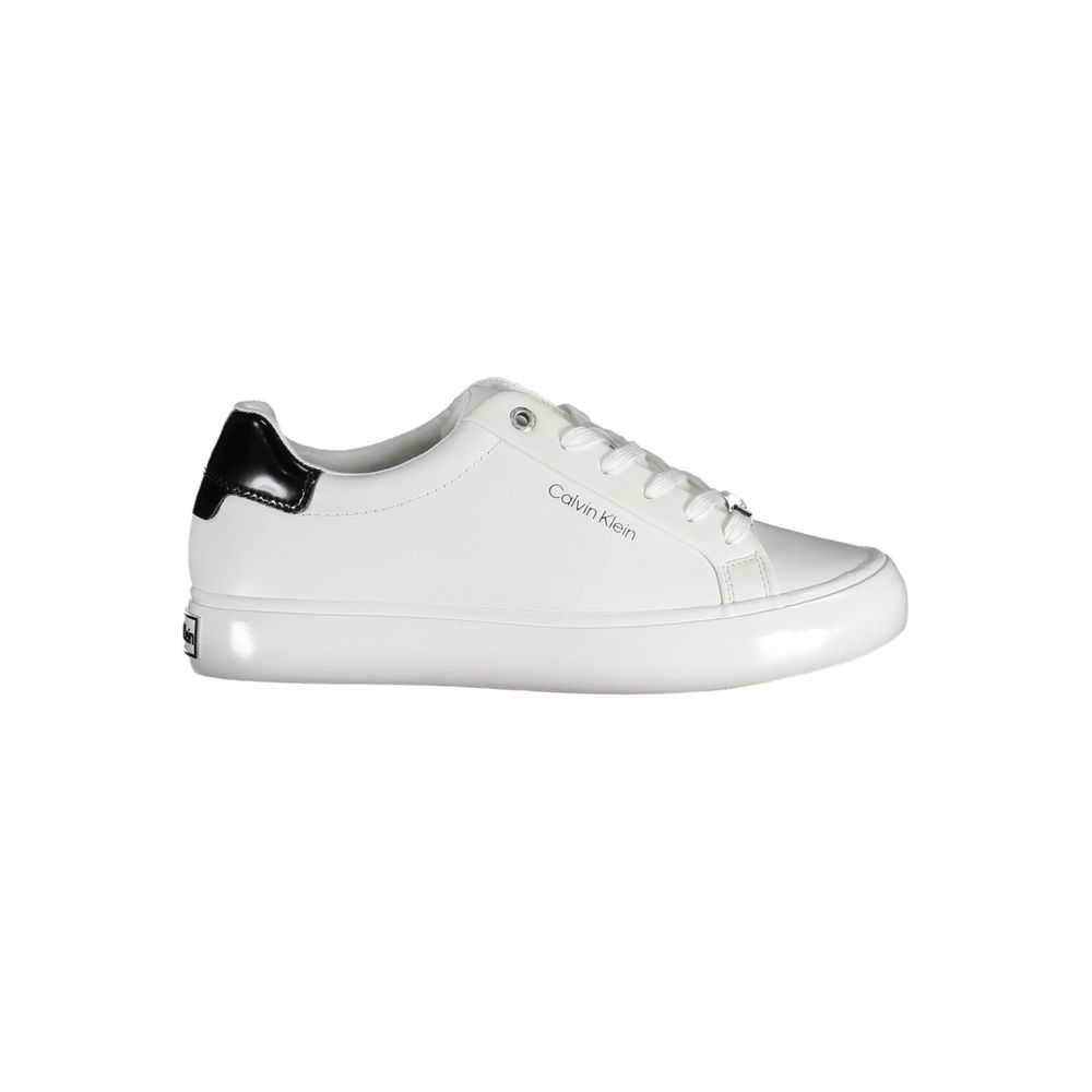 Calvin Klein Bianco Pelle Women Sneaker - Zeiniez