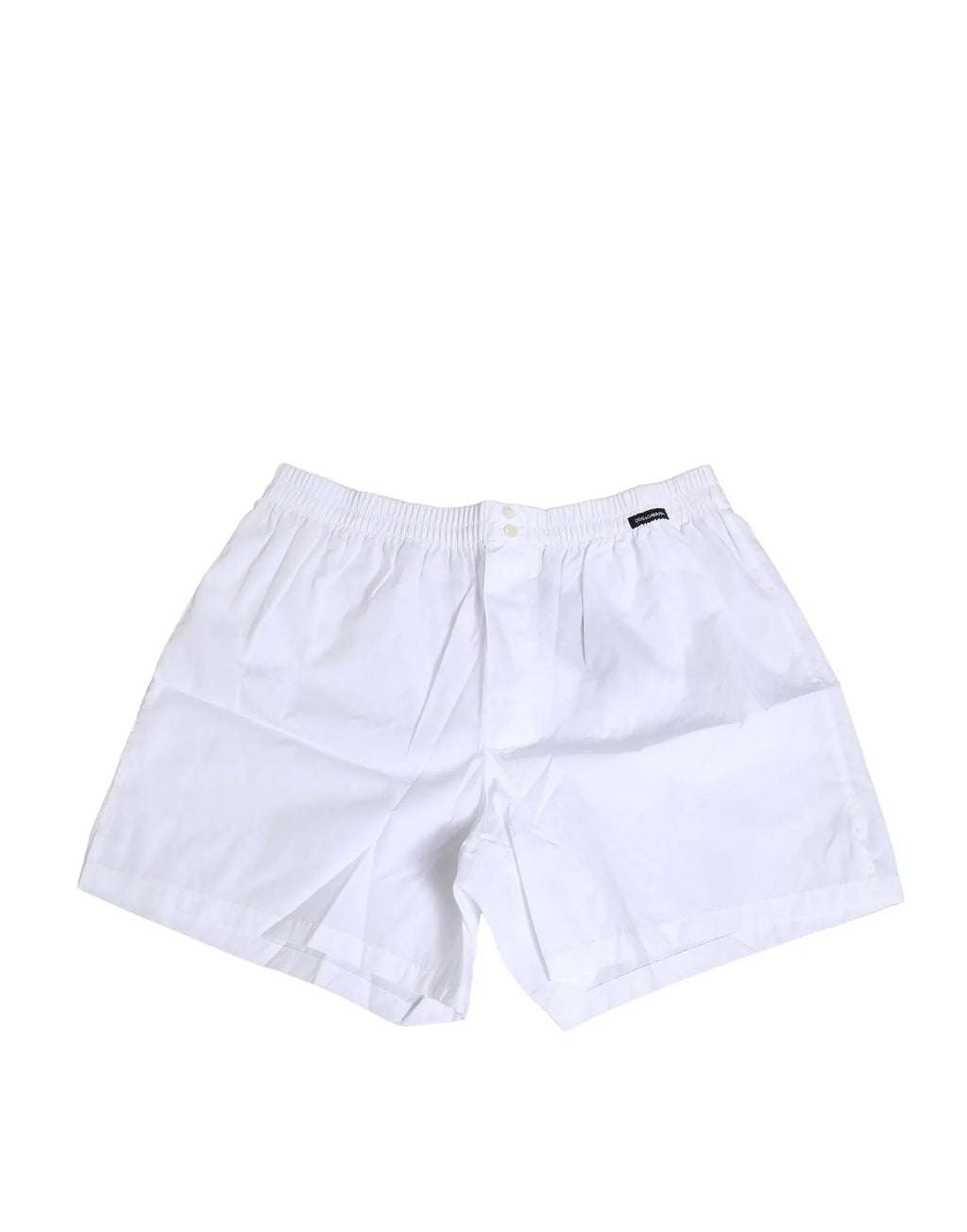 Dolce & Gabbana White Cotton Regular Boxer Shorts Underwear - Zeiniez