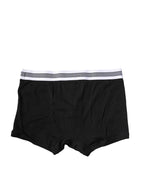 Dolce & Gabbana Black Cotton Stretch Regular Boxer Underwear - Zeiniez