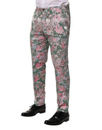Dolce & Gabbana Multicolor Floral Jacquard Pants - Zeiniez