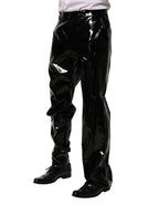Dolce & Gabbana Black Nylon Straight Men Pants - Zeiniez