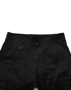 Dolce & Gabbana Black Cotton Dress Slim Formal Pants - Zeiniez