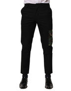 Dolce & Gabbana Black Cotton Cargo Dress Men Pants - Zeiniez