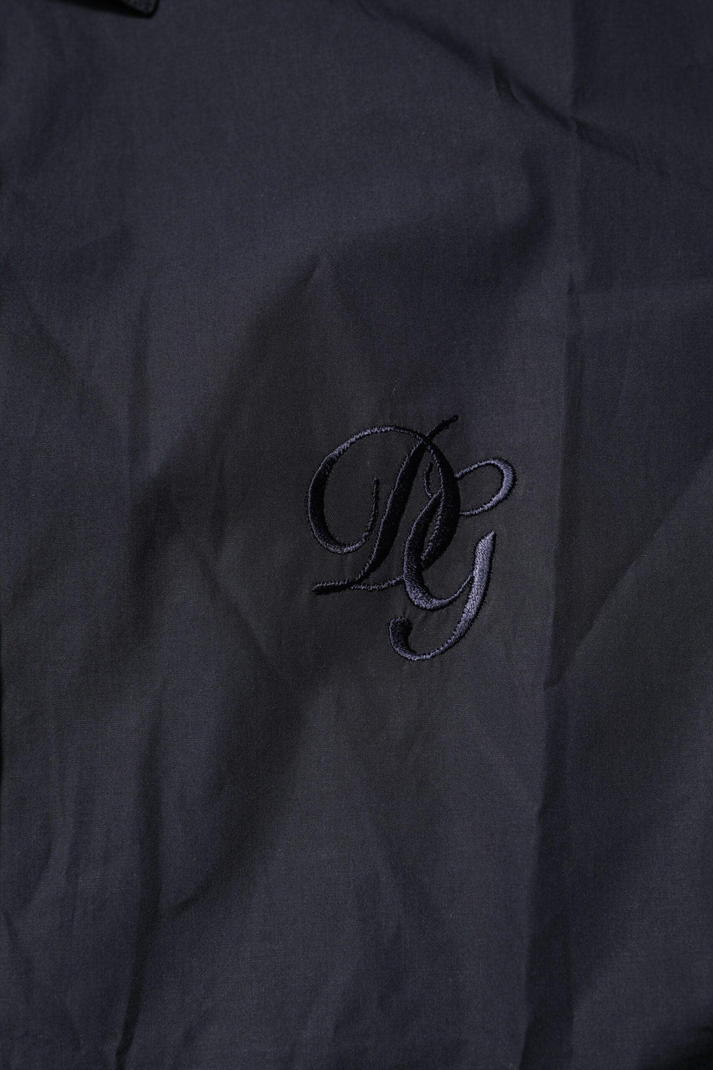 Dolce & Gabbana Dark Blue MARTINI Cotton Dress Formal Shirt - Zeiniez