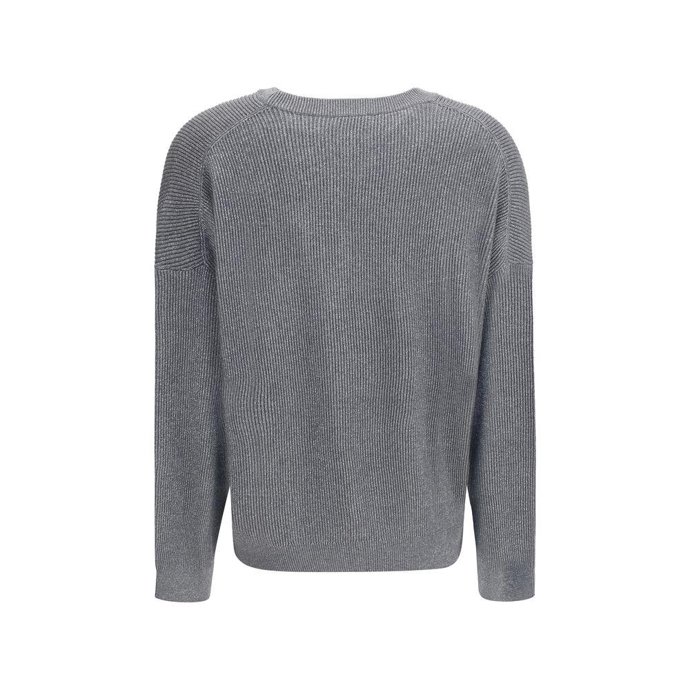 Brunello Cucinelli Gray Cotton Sweatshirt - Zeiniez