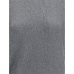 Brunello Cucinelli Gray Cotton Sweatshirt - Zeiniez