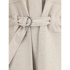 Brunello Cucinelli Beige Wool Coat