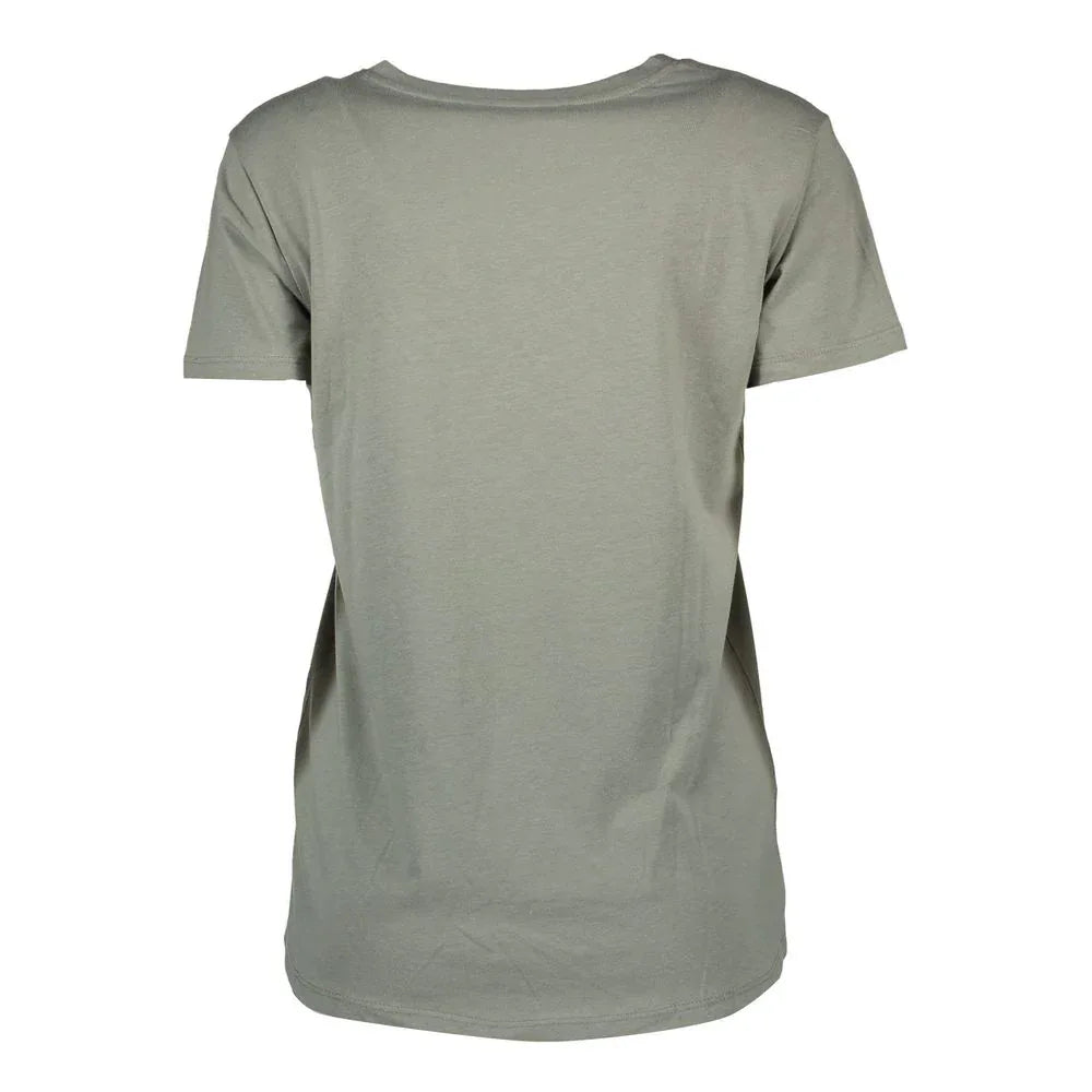 Silvian Heach Verde Cotton Women T-Shirt - Zeiniez