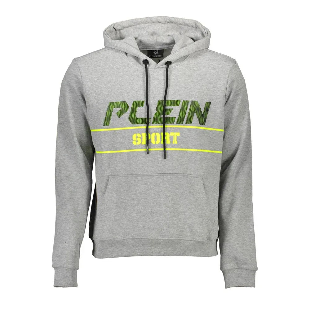 Plein Sport Grigio Cotton Men Sweatshirt - Zeiniez