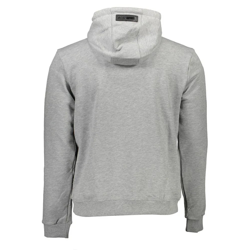 Plein Sport Grigio Cotton Men Sweatshirt - Zeiniez