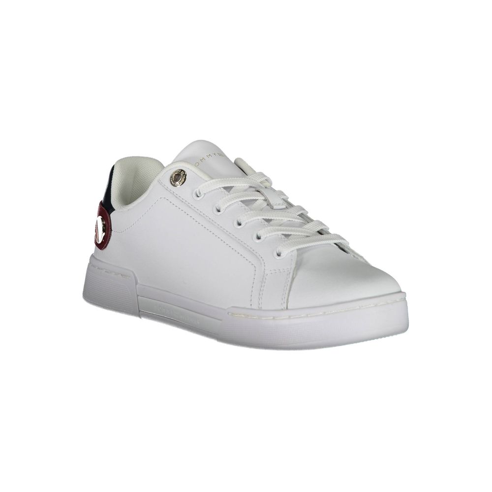Tommy Hilfiger Bianco Polyurethane Women Sneaker - Zeiniez