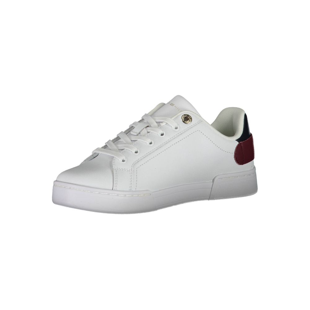Tommy Hilfiger Bianco Polyurethane Women Sneaker - Zeiniez