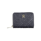 Tommy Hilfiger Blue Polyurethane Women Wallet - Zeiniez