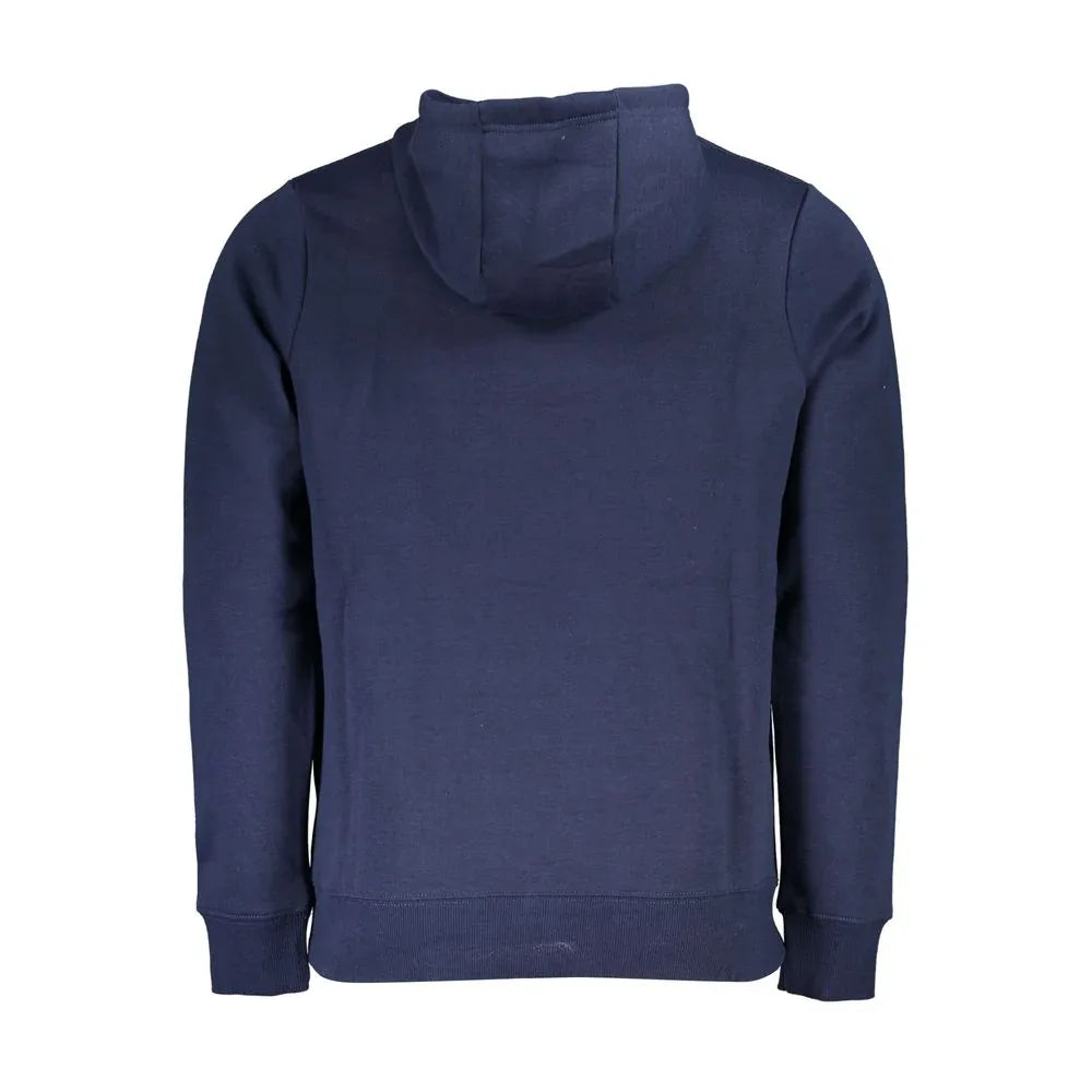 Norway 1963 Blue Cotton Men's Sweatshirt with Hood - Zeiniez