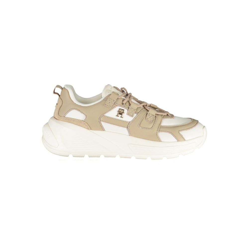 Tommy Hilfiger Bianco Polyurethane Women Sneaker - Zeiniez