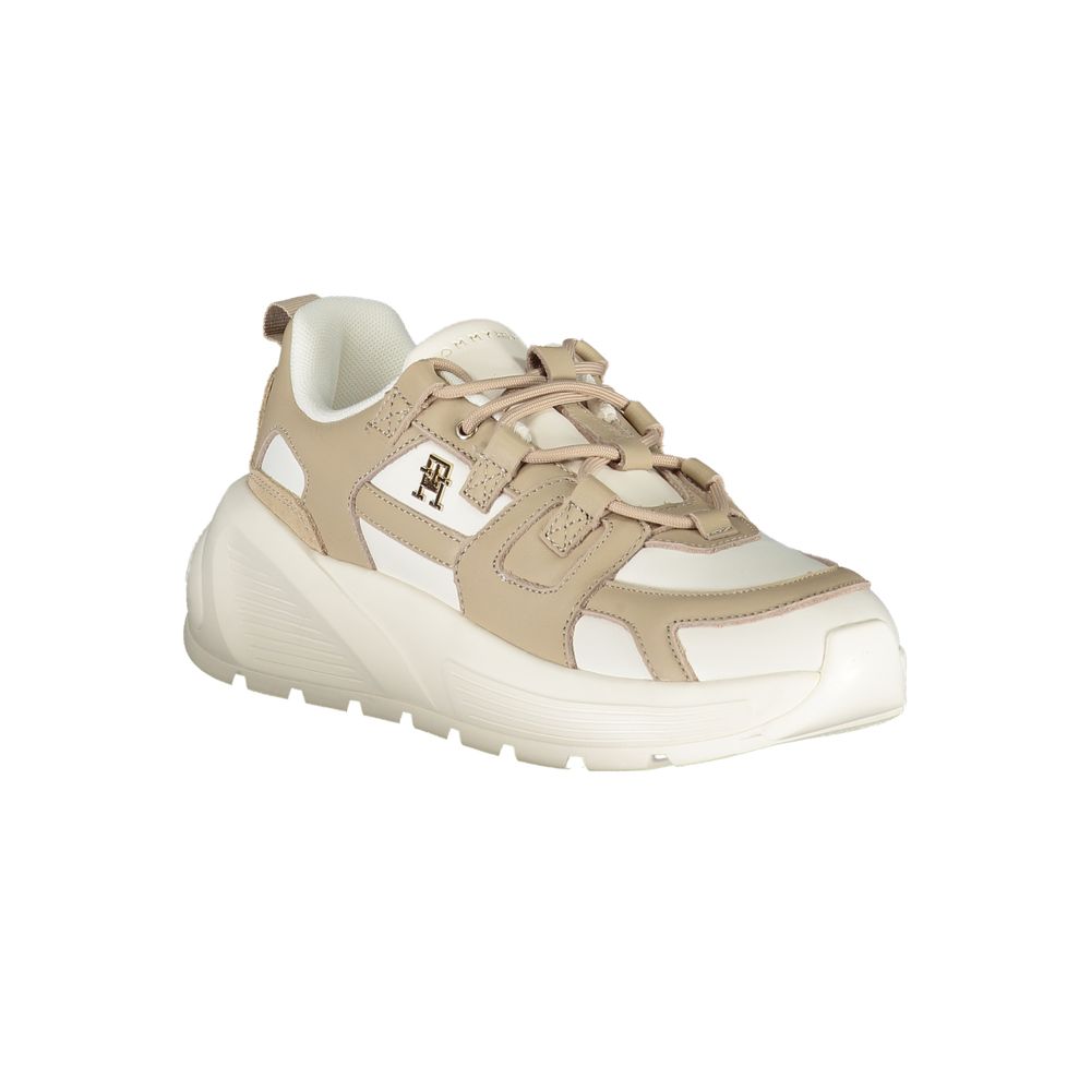 Tommy Hilfiger Bianco Polyurethane Women Sneaker - Zeiniez