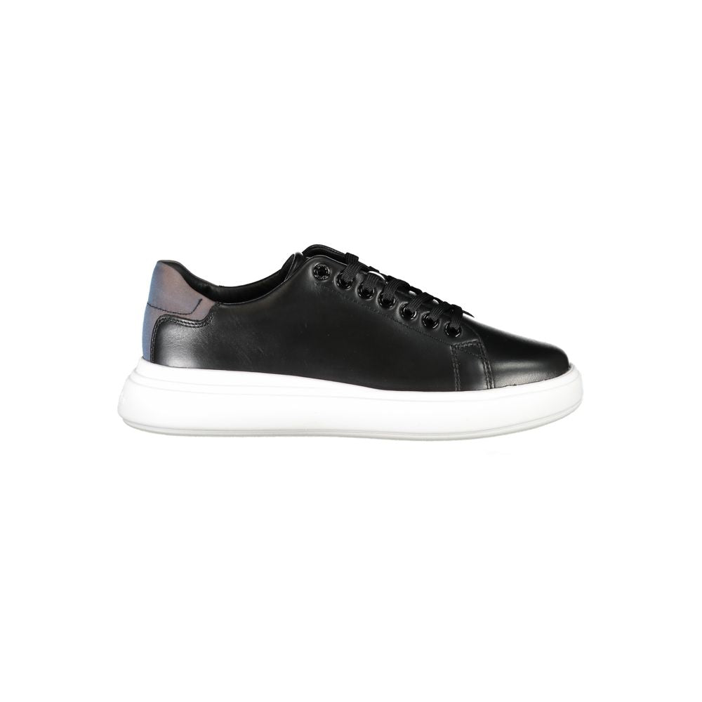 Calvin Klein Black Leather Women Sneaker - Zeiniez