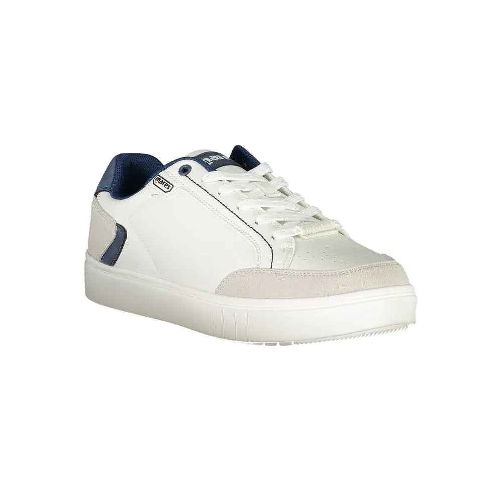 Mares White Polyurethane Men Sneaker - Zeiniez