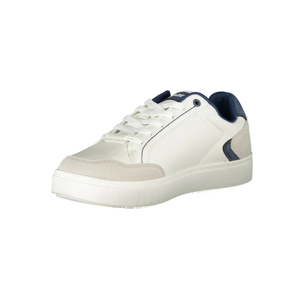 Mares White Polyurethane Men Sneaker - Zeiniez
