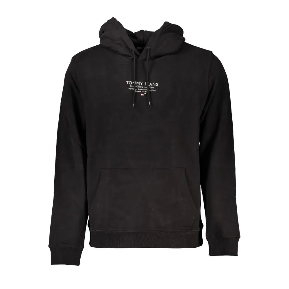 Tommy Hilfiger Black Cotton Men's Sweatshirt - Zeiniez
