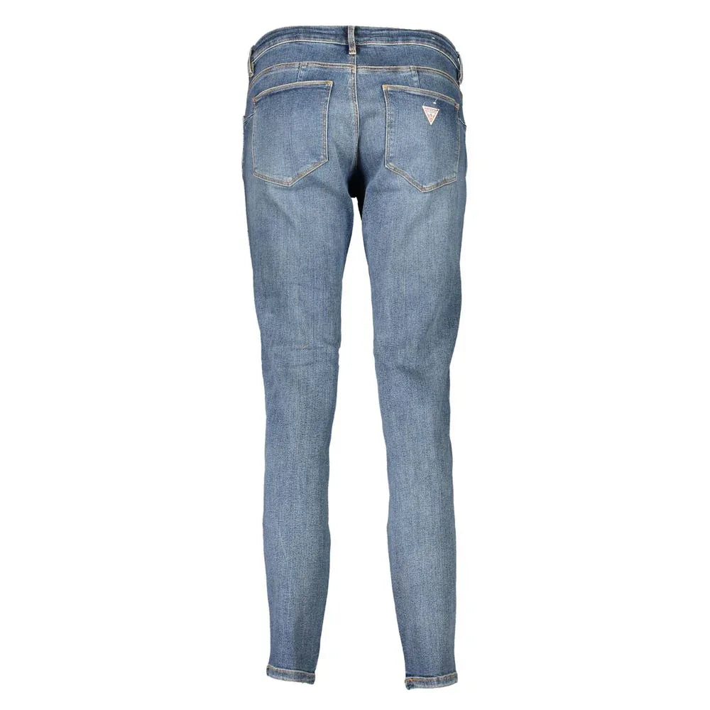 Guess Jeans Blu Cotton Women's Skinny Jean - Zeiniez