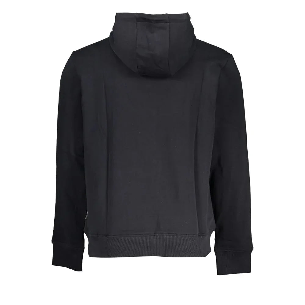 Napapijri Black Cotton Men's Hoodie - Zeiniez