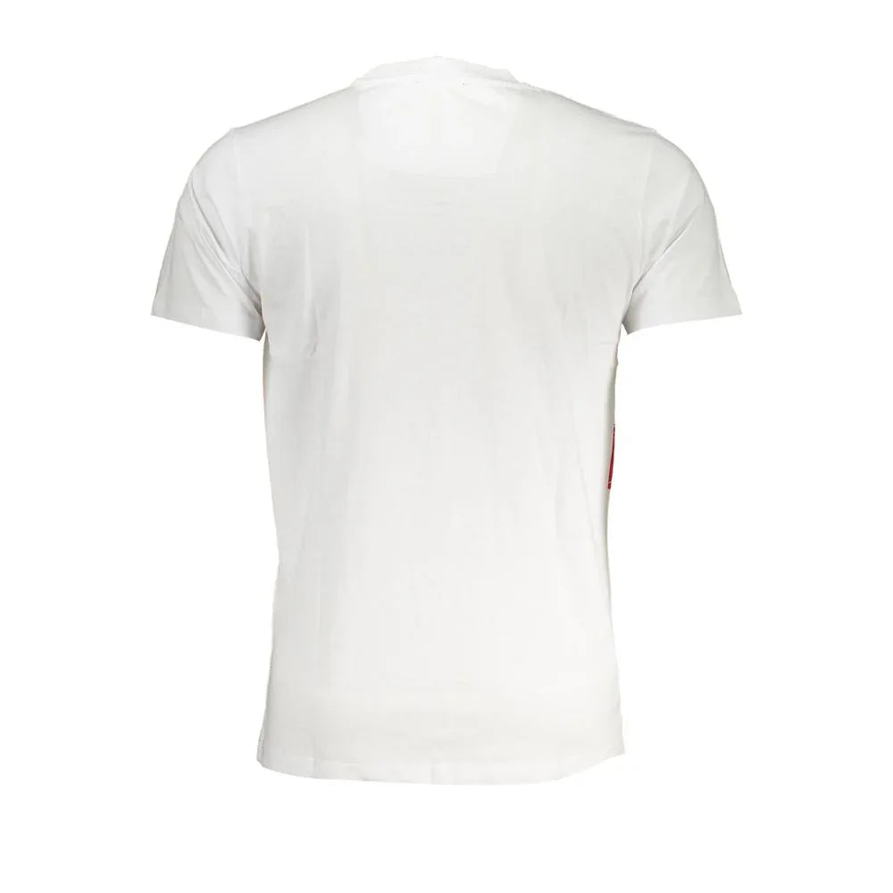 Cavalli Class Bianco Cotton Men T-Shirt - Zeiniez