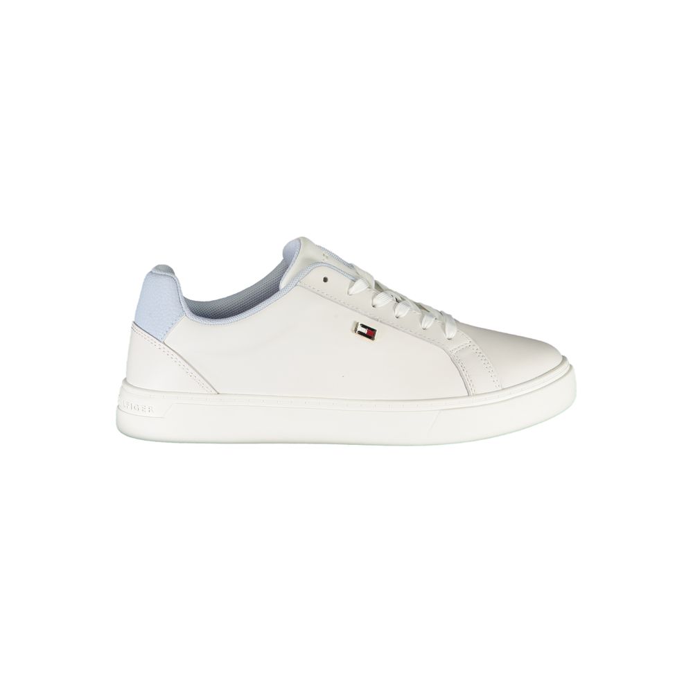 Tommy Hilfiger White Polyester Athletic Sneakers - Zeiniez